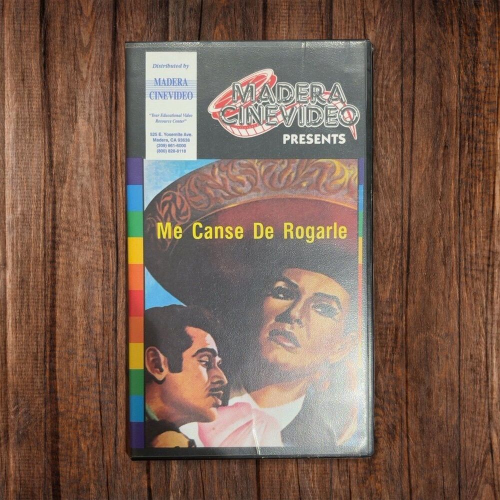 Madera Cinevideo - Me Cansé de Rogarle, Vintage VHS, Spanish